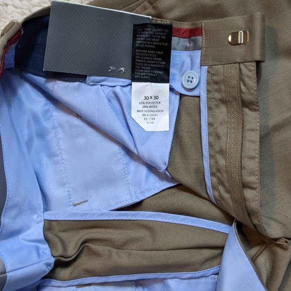 Louis Raphael Rosso Flat Front Dress Pant - Picture 7 of 9